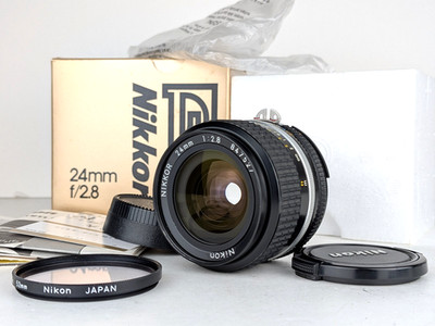 SIC 847xxx [ MINT w/ Box ] Nikon Ai-s Ais Nikkor 24mm f2.8 Wide Angle Lens Japan