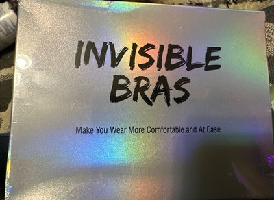Invisible Bra Self Adhesive Size B 2 Pack (1 beige 1 black) Strapless Backless