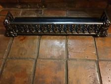 Antique Victorian Small Cast Iron Bedroom Fender