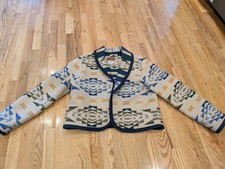 Women's Pendleton Originals Jacket 82 Wool 18 Cotton Size L EUC Made USA
