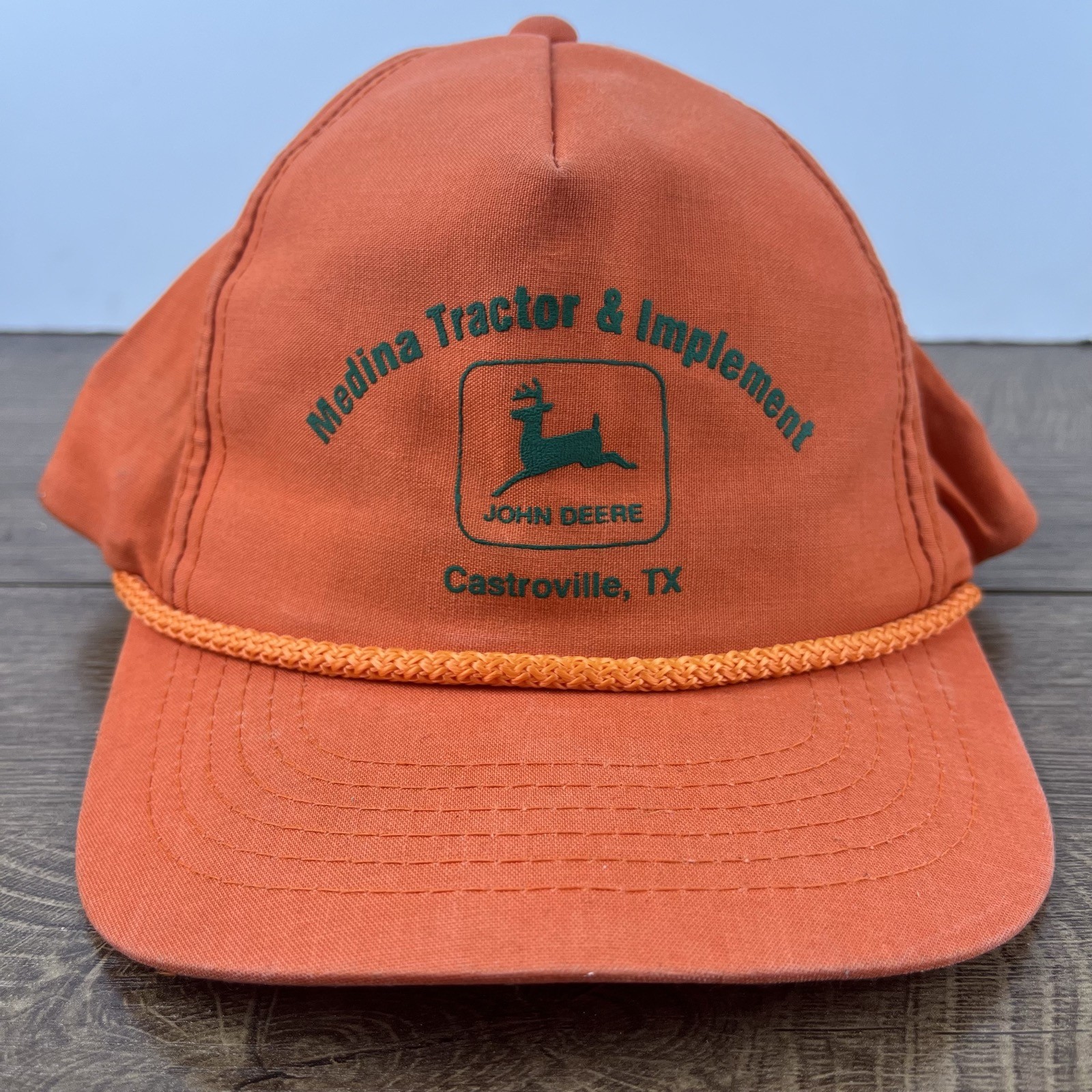 Medina Tractor Implement Snapback Hat Orange Adju… - image 3