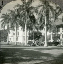 Panama Canal Zone ~ BALBOA ~ American School Stereoview 21797 111 fx