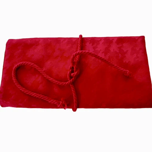 Sacs de voyage vintage Christian Dior de Beaute rouge bijoux rouleau sac triple