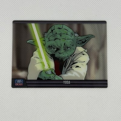 2012 Topps Star Wars Galaxy 7 Animation Cel #9 YODA Retail Exclusive