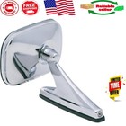 Elegant Chrome Universal Side Mirror - Adjustable for Passenger & Driver Use