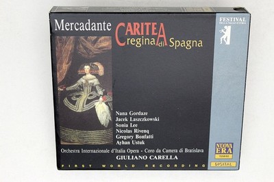 Mercadante   Caritea regina di Spagna 3CD 1996 First World Recording Nuova Era