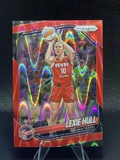 Panini 2025 Prizm WNBA Lexie Hull Indiana Fever #51 Red Seismic Prizm /249