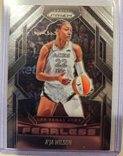 Panini 2025 Prizm WNBA A'ja Wilson Fearless Insert #3 Las Vegas Aces