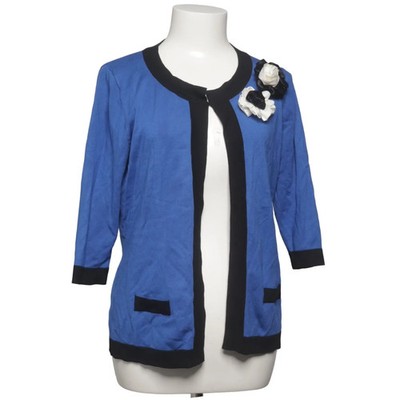 August Silk, Strickjacke, Damen, Größe: M, Blau/Schwarz #nrX