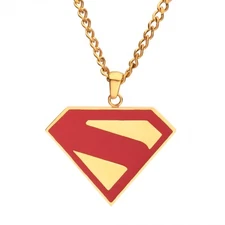 Superman James Gunn Logo Necklace Multi-Color