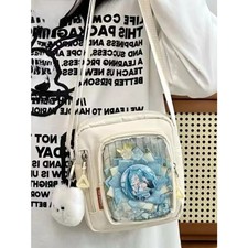 Y2K Mini Itabag Women Korean Casual Crossbody Bags Transparent Pocket Small