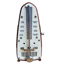 Wittner Taktell Piccolo Metronome Brown West Germany Mechanical Wind Up Vintage