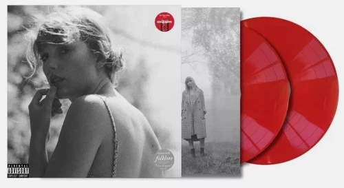 2x Taylor Swift ‎folklore Red Vinyl  Exclusive Limited Edition 2LP New