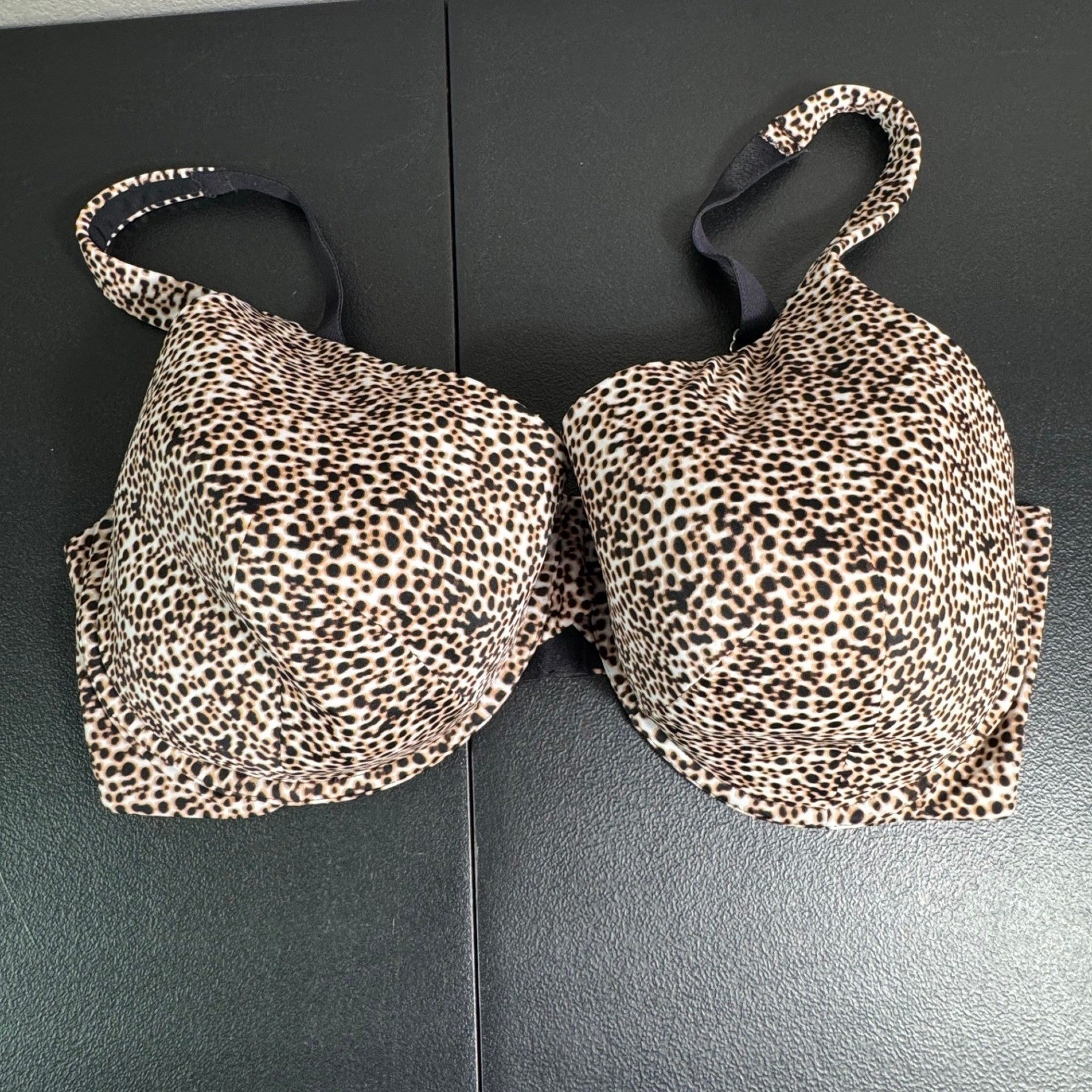 Full Figure Everyday Full Coverage Leopard Print … - image 1