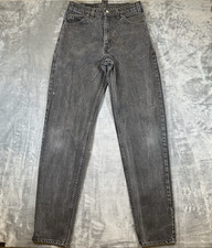 VTG Levis 550 Jeans Mens 33X36 (30x35) Black Relaxed Tapered Leg Denim USA Made
