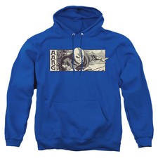 Avatar The Last Airbender Illustrated Aang Mens Hoodie Royal Blue