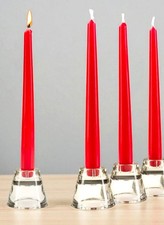 Table Candle Red 175mm X 20mm Pack Of 4