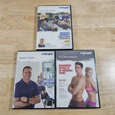 TOTAL GYM  3 DVD LOT SEALED - SHIPS FREE