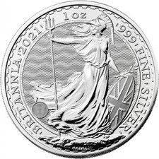 2021 - 1 oz Silver Royal Mint Britannia King Charles 1 oz .999 FINE BU IN STOCK