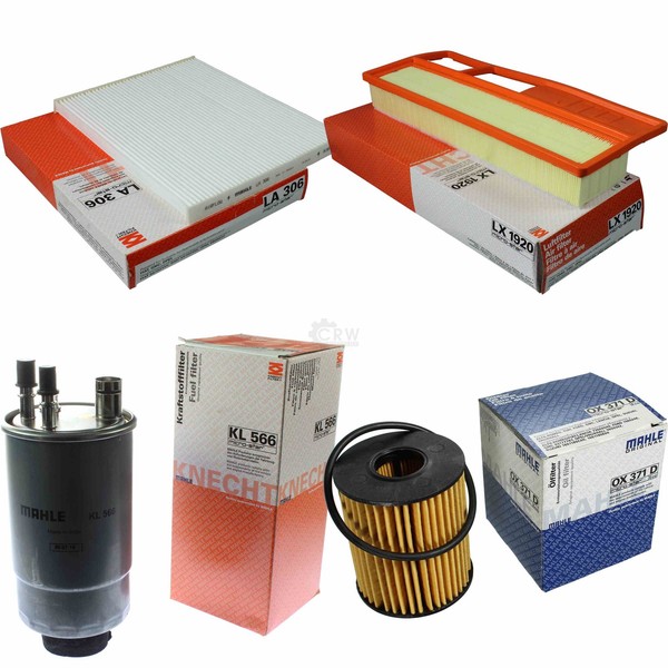 Mahle Set Filterpaket FüR Fiat Grande Punto 1.3 D Multijet-image