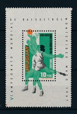 [44382] Feuillet souvenir basketball sportif Uruguay 1967 MNH