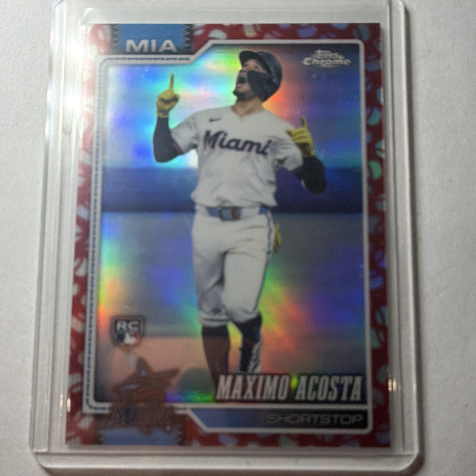 Topps 2026 Series 1 Maximo Acosta Miami Marlins #172 MLB Baseball Card