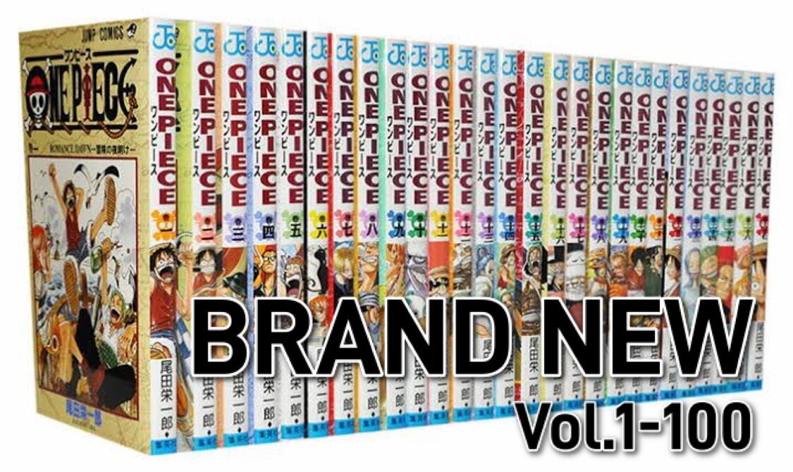 One Piece】Vol.1-100 Complete Set with Japanese Subtitles | eBay