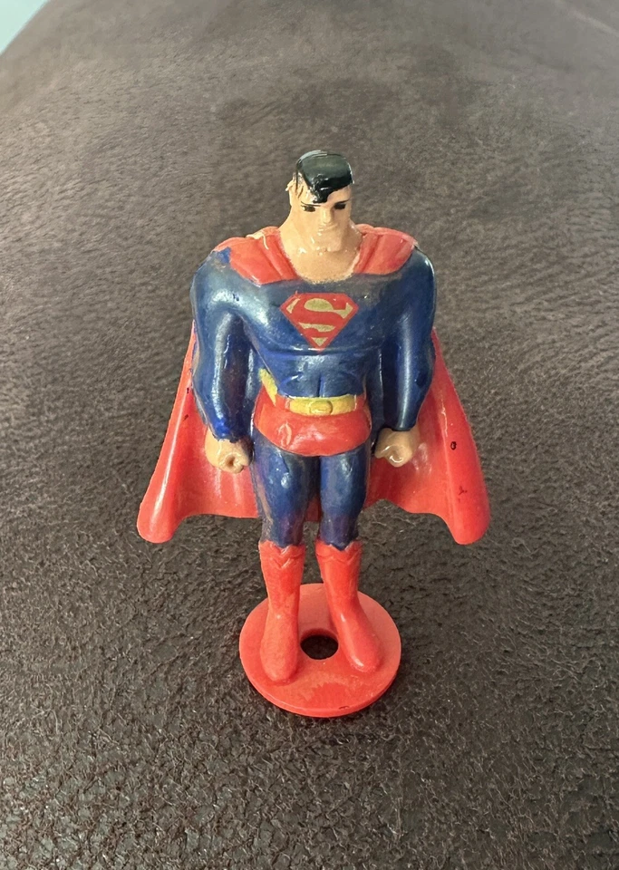 Figura de acción Burger King 2,5" Superman figura adorno de pastel DC Comics de colección 1997 Foto 2 de 4