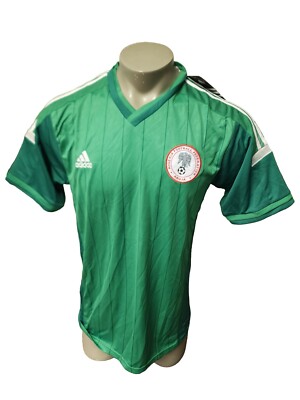 Adidas Nigeria World Cup Soccer Jersey NEW Slim Fit XLarge Green Football  Shirt