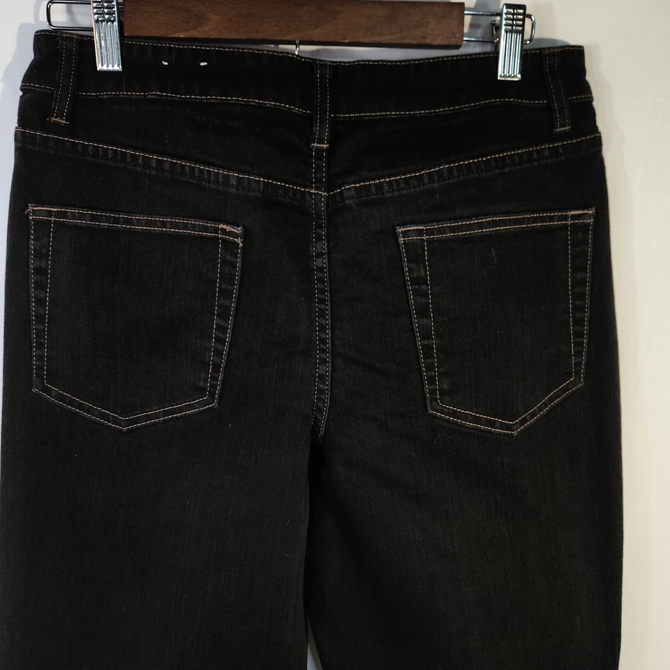 Jeans negros Cabin Creek corte natural talla 12 (CC-09) Foto 4 de 4