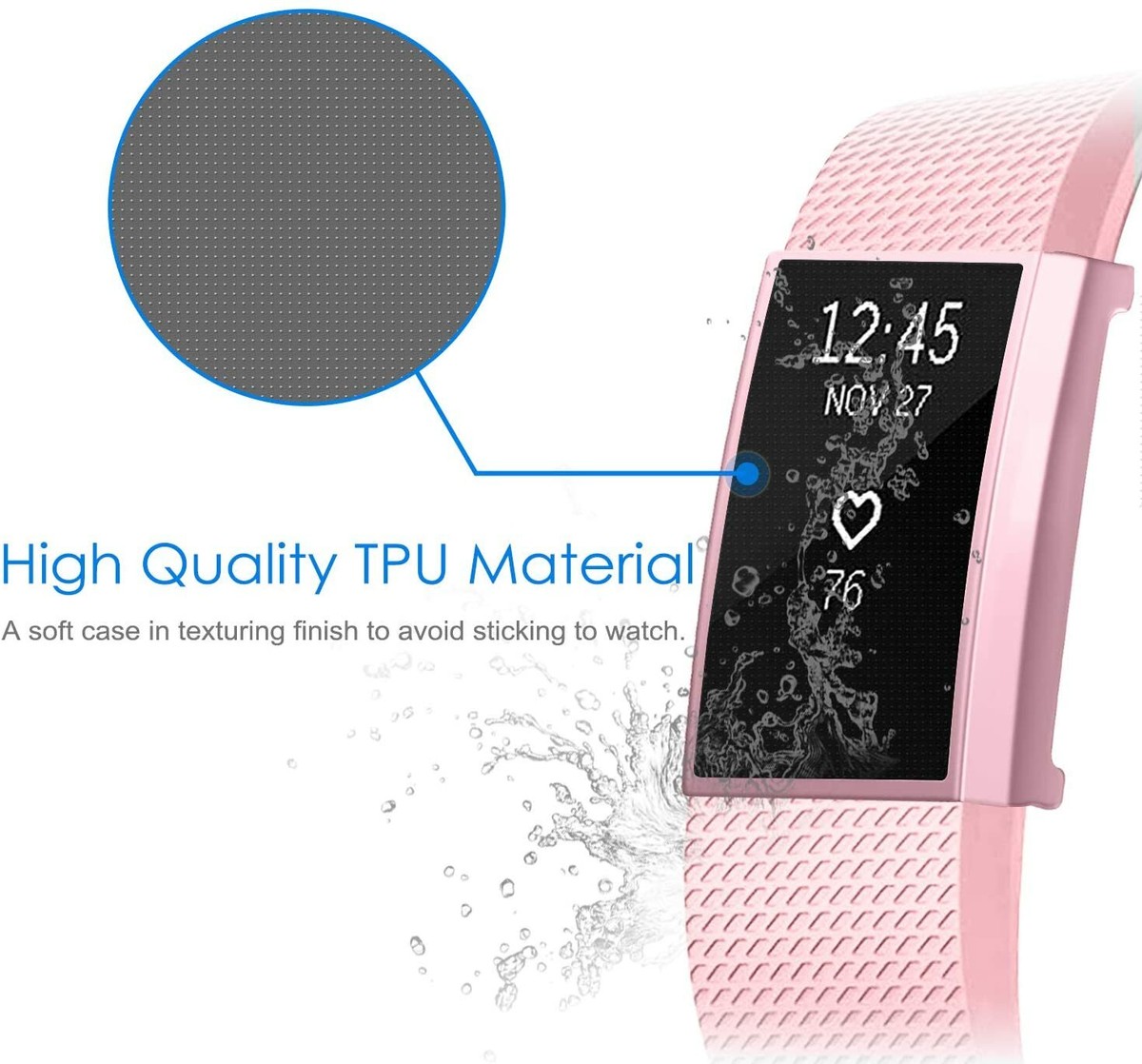 Vetro Apple Watch Se Custodia Protettiva Completa Per Fitbit Versa - Foto 12