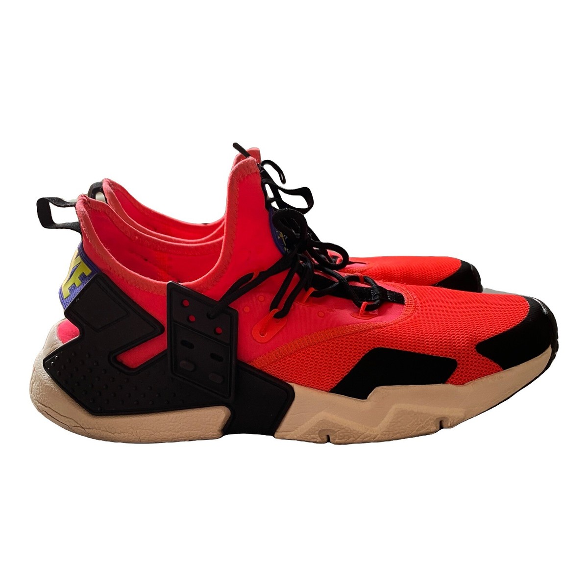 nike air huarache drift red and black
