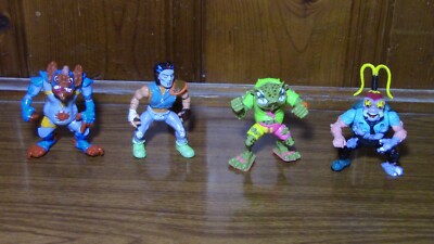 TMNT Lot Casey Jones Napoleon Bonafrog Wingnut Scumbug Playmates