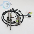 (2PCS) P6100 100MHz Oscilloscope Scope Clip Probe 100MHz For Tektronix HP MC
