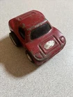 Vintage Tiny Tonka Red Car Japan 3.25" Car Transporter Chipped Paint