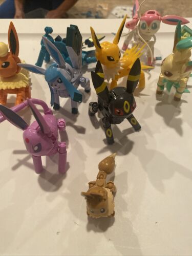 Lego Pokémon Eevee Evolution Lot Of 9 Some Incomplete