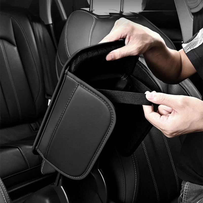 Car Armrest Cushion Cover Center Console Box Pad Mat with Pocket For Honda New - Image 3 of 4