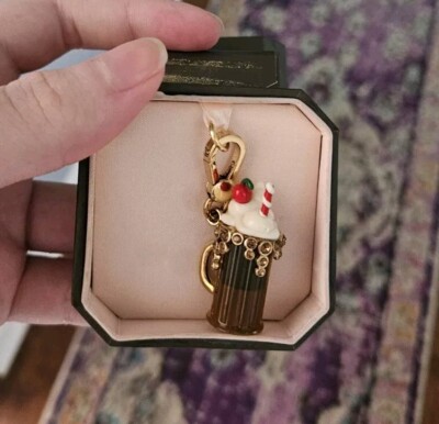 Juicy Couture Root Beer Float Charm New in original Box. For charm bracelet 