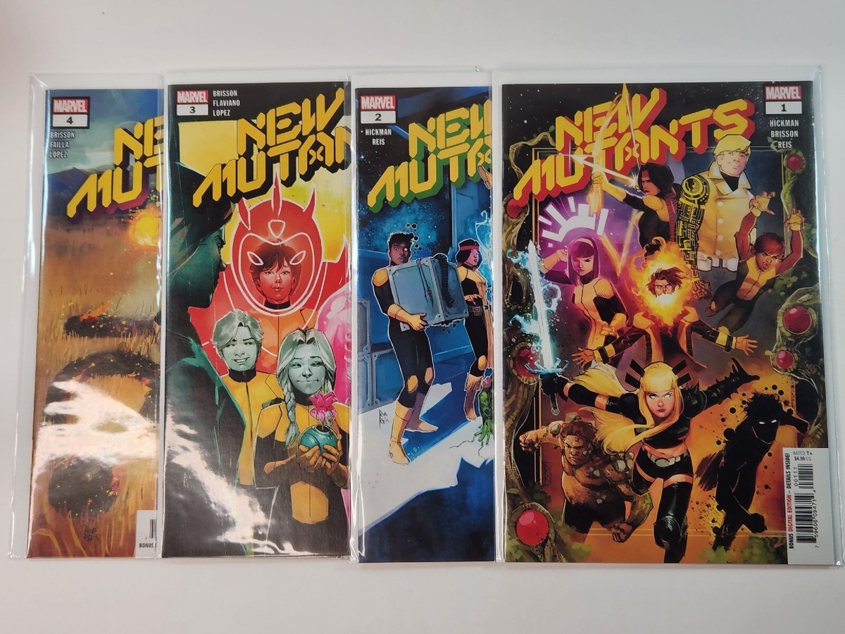 New Mutants 1 2 3 4 Marvel Comics 4 Book Run 2019 VF/NM | eBay