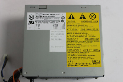 NEC 158-050490-000 145 WATT POWER SUPPLY POWERMATE 433ES ASTEC SA145-3420