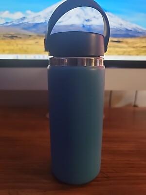 Hydro Flask Tumbler Blue 16 ounce With Logo | eBay
