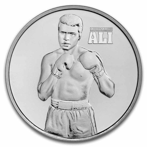 Muhammad Ali 1 oz .999 Silver Coin Boxing Greatest Hits Ring King New in capsule - Picture 3 of 4