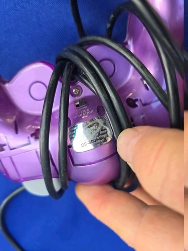2 Intec G5005 Purple Razor Mini Controller Nintendo GameCube Wired Programmable - Picture 6 of 11