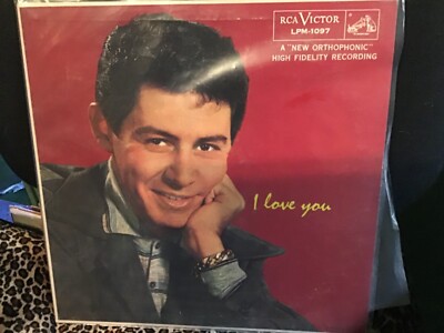 Eddie Fisher I Love You Rca LP Lpm 1097 Hugo Winterhalter Orch '