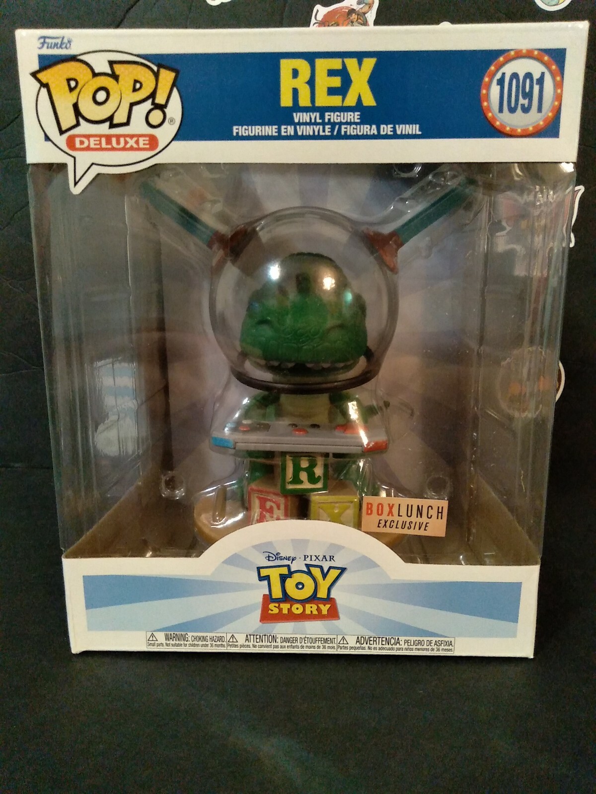 Funko Pop! Disney Pixar Toy Story #1091 Rex Deluxe Box Lunch Exclusive