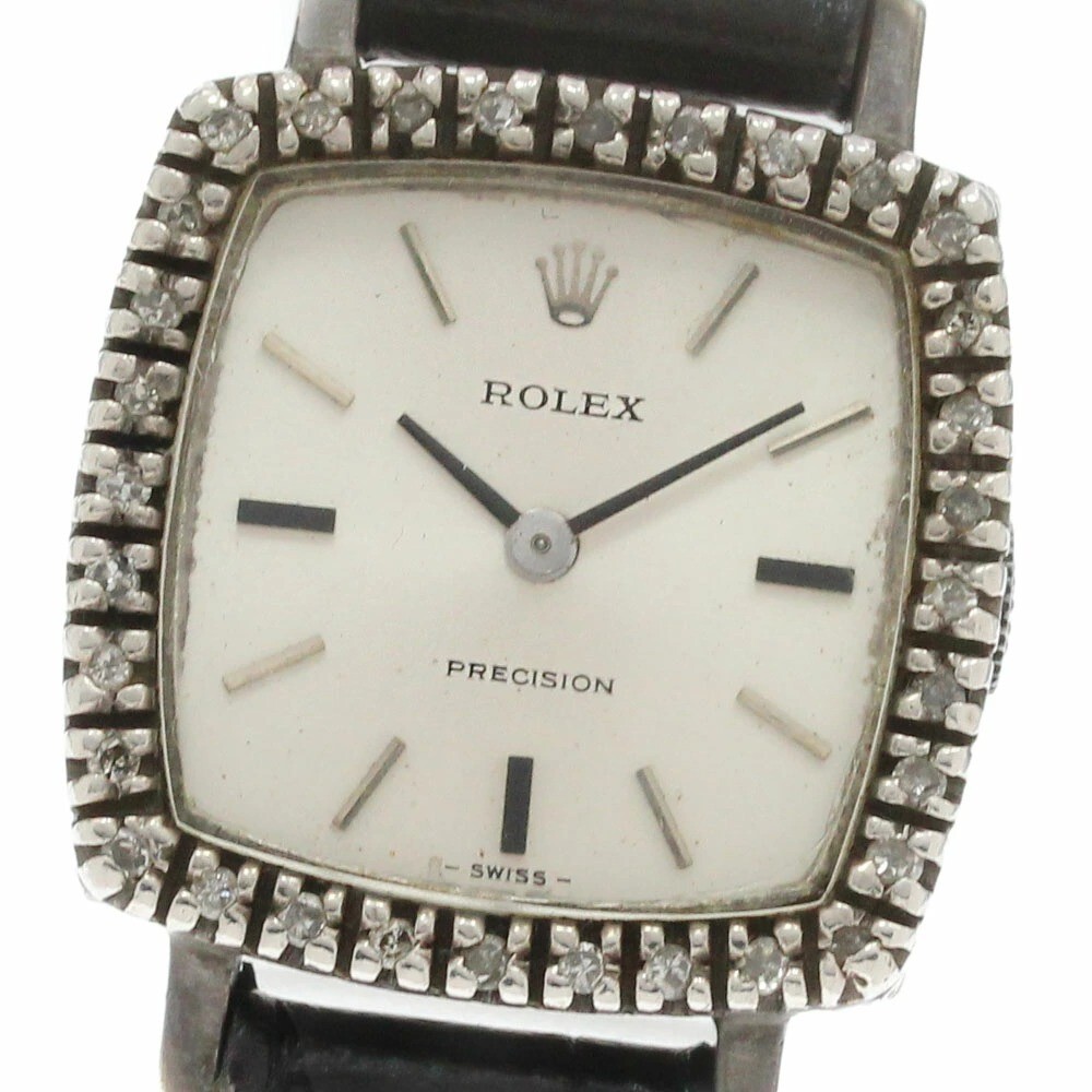 時計 Rolex Precision Rolex Precision Cal.1400 Ladies Rolex Precision Cal.1400 9ct White Gold 1972