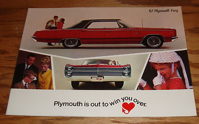 Original 1967 Plymouth Fury Sales Brochure 67 VIP Sport III II I Wagon 