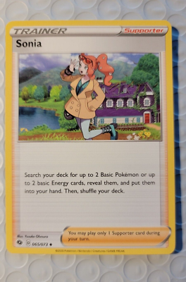 sonia pokemon card Rebel Clash Full Art #192 PSA 9 this card is the perfect way to showcase your collection. 2020 Pokmon TCG Sonia Trainer
