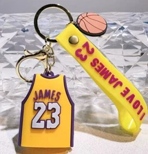 YELLOW Lebron Keychain **FREE SHIPPING**