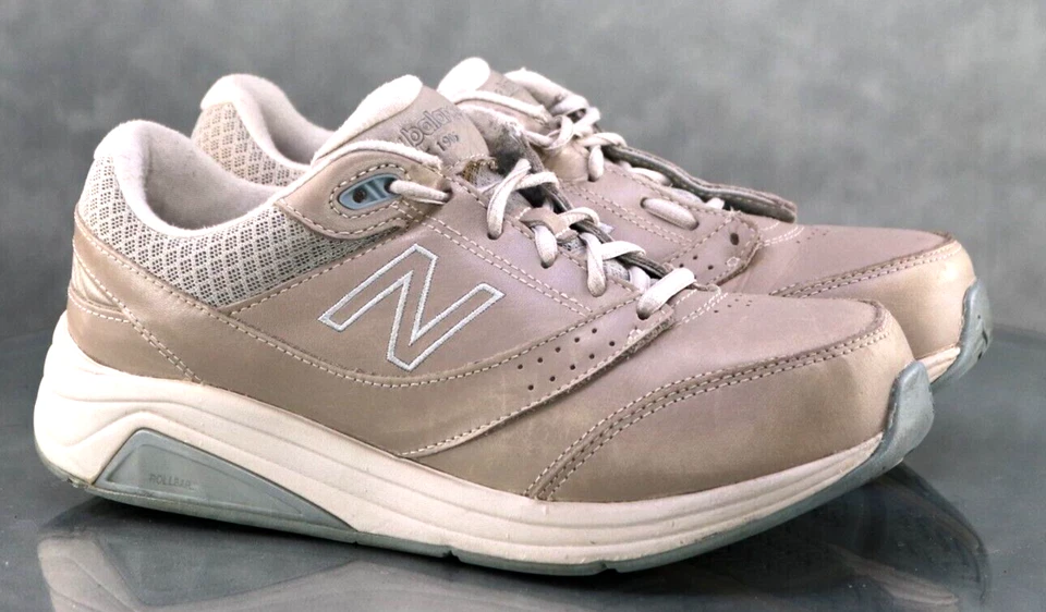 New Balance 928v3 Women's Comfort Walking Shoes Size 8 D Leather Beige - Image 4 of 4